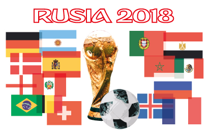 Bandera Rusia 2018 copa