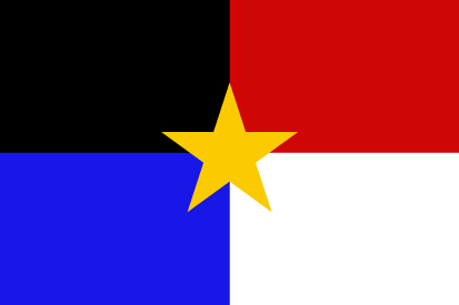 Bandera La Mancha Estrellada