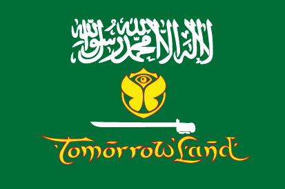 Bandera TomorrowLand Arabia Saudita
