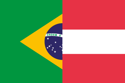 Bandera Brasil Austria