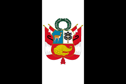 Bandera Perú luto