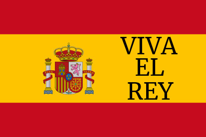 Bandera España Viva el Rey 3
