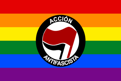 Bandera Acción Antifascista Gay