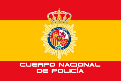 Bandera Policía Nacional España