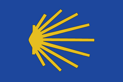 Bandera Estrella camino de Santiago