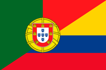 Bandera Portugal Colombia