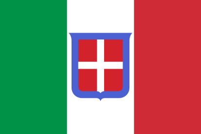 Bandera Nacional del Reino de Italia (1861-1946)