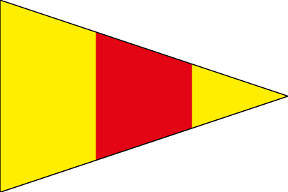 Bandera Náuticas número 0 CIS