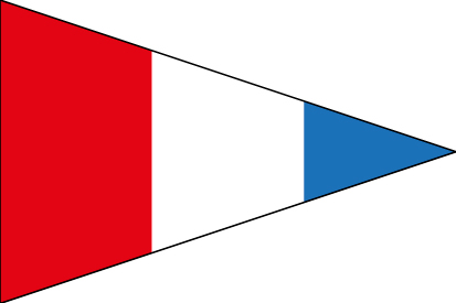 Bandera Náuticas número 3 CIS