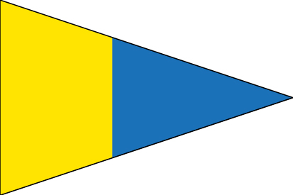 Bandera Náuticas número 5 CIS
