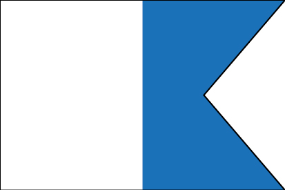 Bandera Abecedario Náutico CIS - A Alpha