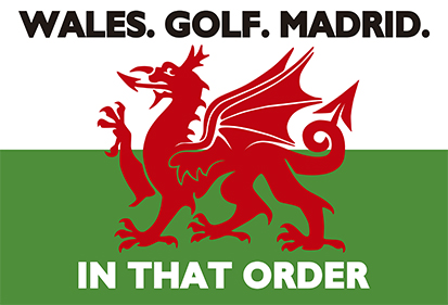 Bandera Wales Golf Madrid