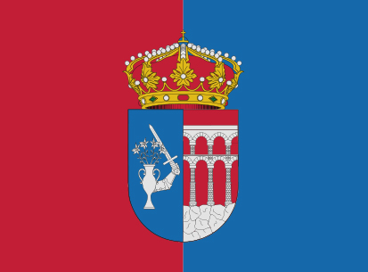 Bandera Sangarcía azul y rojo