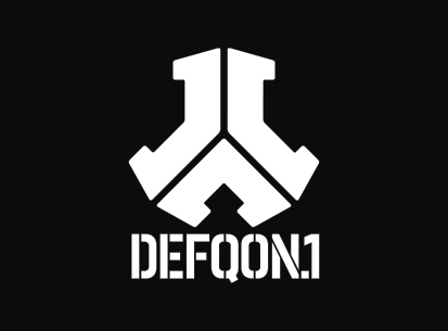 Bandera Defqon 1 negra