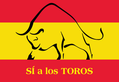 Bandera España Si Toros