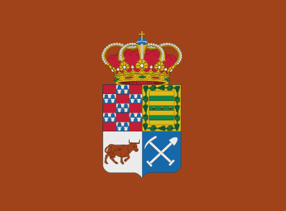 Bandera Degaña marrón