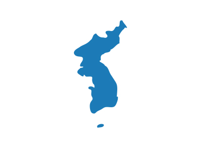 Bandera Corea reunificada