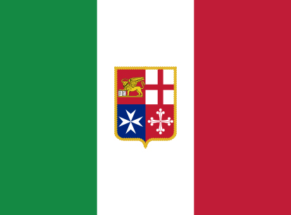 Bandera Marina Mercante Italia