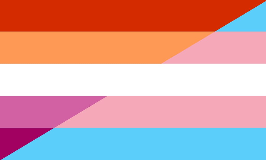 Bandera Lesbiana Trans