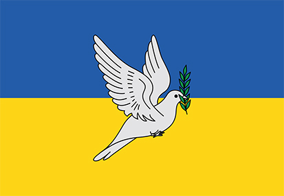 Bandera Paz Ucrania