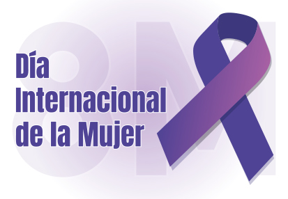 Bandera Dia internacional de la mujer 