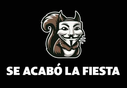 Bandera se acabó la fiesta negra