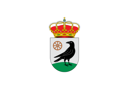 Bandera Escudo El cuervo