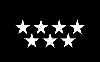 Bandera Comunidad de Madrid (fondo negro)