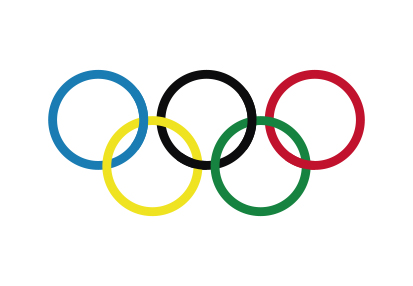 Bandera Anillos olímpicos