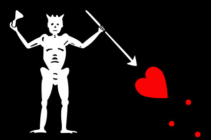 Bandera Pirata Barbanegra