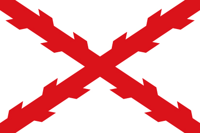 Bandera Cruz de Borgoña