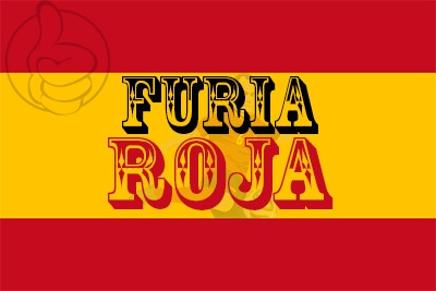 Bandera Furia Roja
