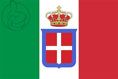 Bandera Reino de Italia (1861-1946)