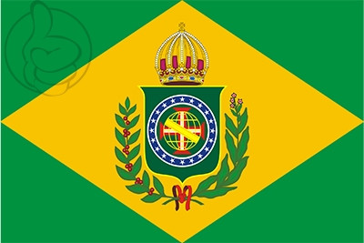Bandera Imperio de Brasil