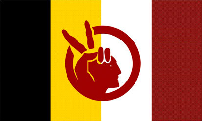 Bandera Movimiento Indígena Estadounidense