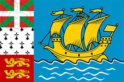 Bandera San Pedro y Miquelón
