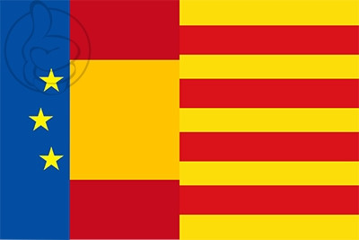 Bandera Europa España Cataluña II