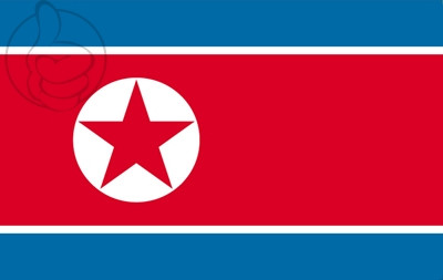 Bandera Corea del Norte