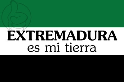 Bandera Extremadura es mi tierra