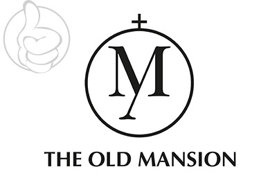 Bandera The Old Mansion con texto