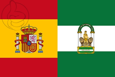 Bandera España y Andalucía C/E
