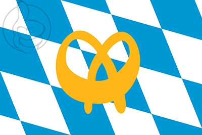 Bandera Baviera con logo