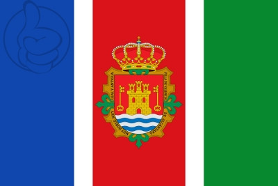 Bandera Valencia de Alcántara escudo