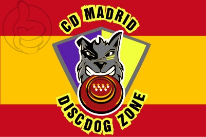 Bandera España personalizada cd madrid