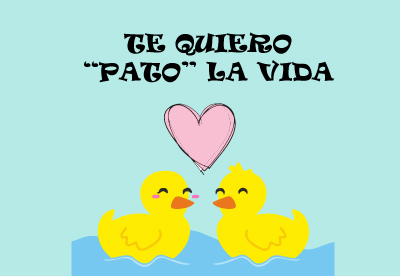 Bandera Pato la vida