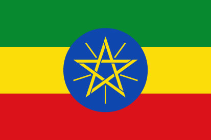 Bandera Etiopía