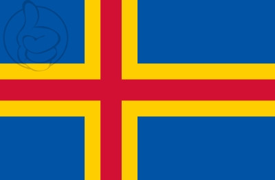 Bandera Islas de Alandia (Aland)
