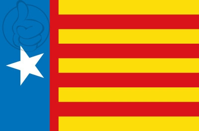 Bandera Estrelada valencianista Pendón