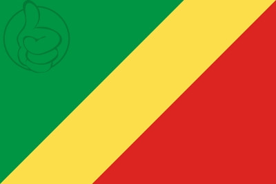 Bandera República del Congo