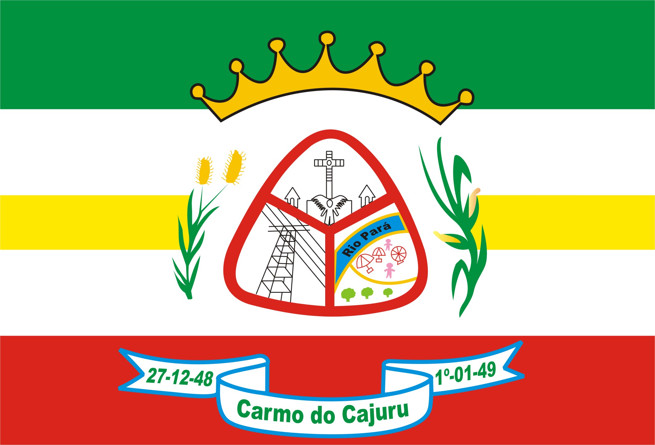 Bandera de Carmo do Cajuru